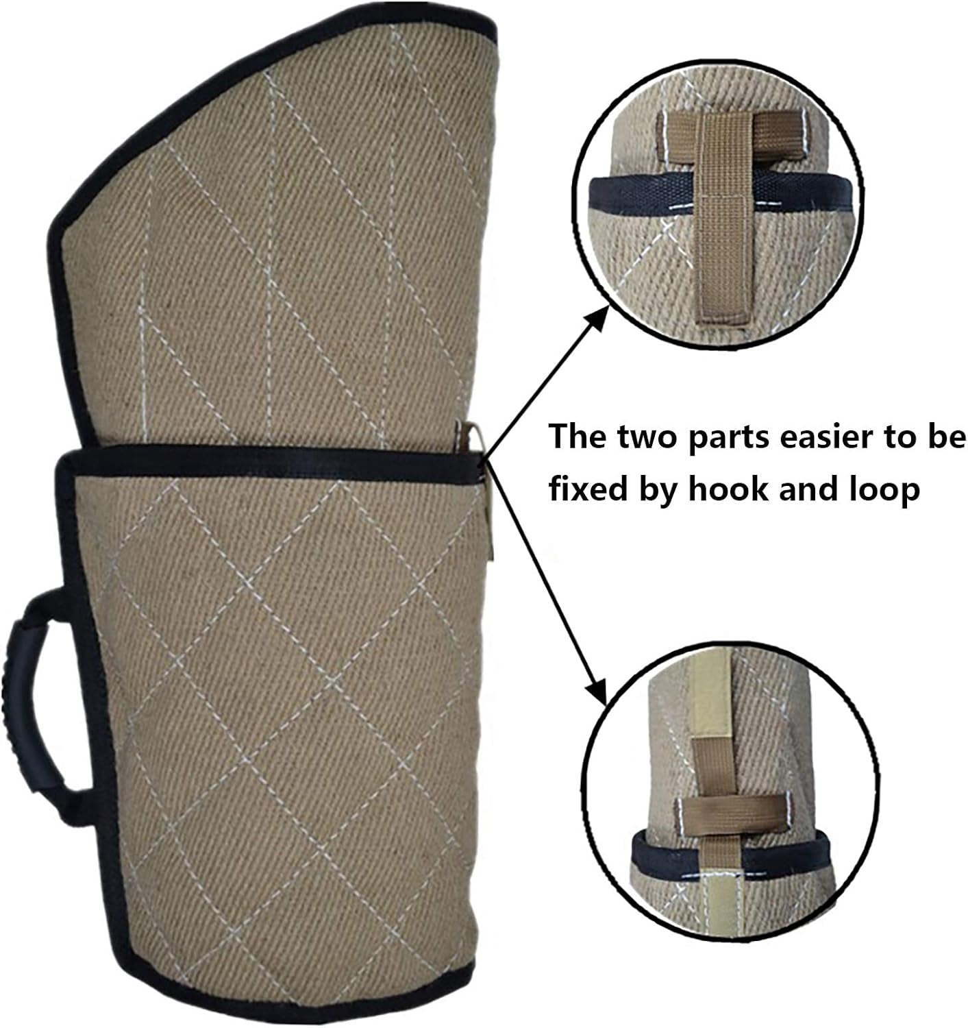 Professional Dog Bite Sleeve for Large Breeds - Ideal for Pitbulls, German Shepherds, K9 Training, and Interactive Play - Black Trim