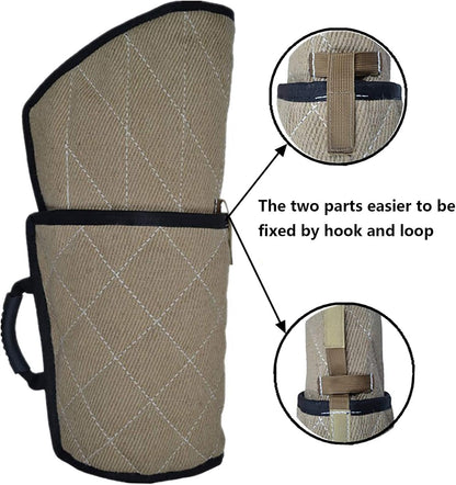 Professional Dog Bite Sleeve for Large Breeds - Ideal for Pitbulls, German Shepherds, K9 Training, and Interactive Play - Black Trim